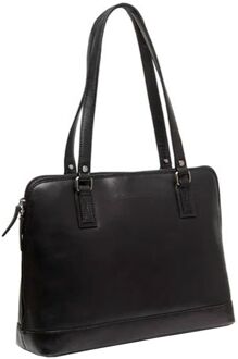 The Chesterfield Brand Selvino Shoulderbag black schoudertas dames Zwart - H 28 x B 37 x D 11 cm