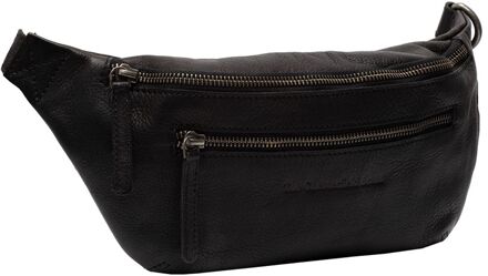 The Chesterfield Brand Severo Waistbag black heuptas Zwart - H 13 x B 33 x D 5.5 cm