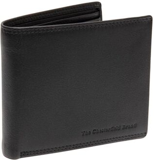 The Chesterfield Brand Stephens Billfold Wide black heren portemonnee Zwart