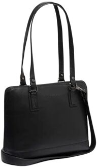 The Chesterfield Brand Viamonte Shoulderbag black schoudertas dames Zwart - H 35 x B 31 x D 11 cm