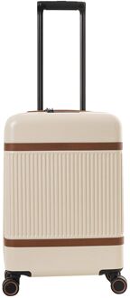 The Chesterfield Brand Zuna Handbagage Spinner 55 cm - 44 liter - 55x36x20 cm - sandy beach hardcase koffer Zand - H 55 x B 36 x D 20 cm