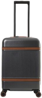 The Chesterfield Brand Zuna Handbagage Spinner 55 cm - 44 liter - 55x36x20 cm - urban graphite hardcase koffer Grijs - H 55 x B 36 x D 20 cm