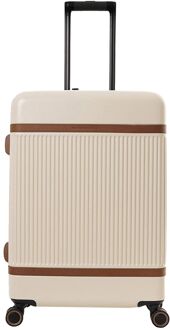 The Chesterfield Brand Zuna Spinner 66 cm - 78 liter - 66x46x26 cm - sandy beach hardcase koffer Zand - H 65 x B 44 x D 25 cm