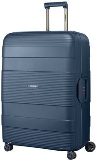 The Core Trolley 75 blue hardcase koffer Blauw - H 75 x B 53 x D 30 cm