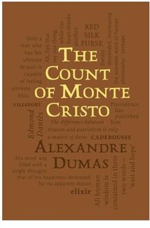 The Count Of Monte Cristo - Word Cloud Classics - Alexandre Dumas