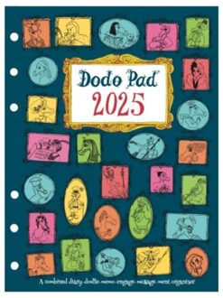 The Dodo Pad Filofax-Compatible 2025 A5 Refill Diary - Week To View Calendar Year - Lord Dodo