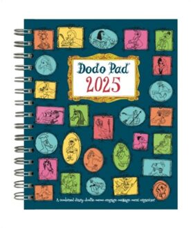 The Dodo Pad Mini / Pocket Diary 2025 - Week To View Calendar Year - Lord Dodo