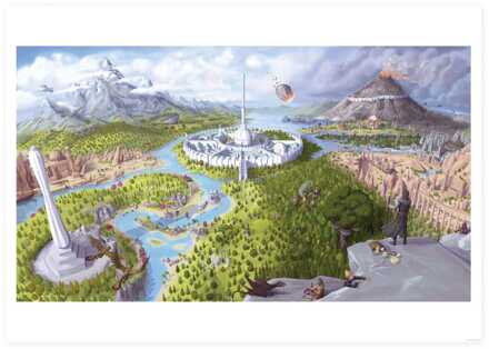 The Elder Scrolls IV: Oblivion Art Print Imperial City 42 x 30 cm