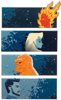 The Fantastic Four: First Steps Characters Pin Set