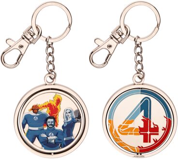 The Fantastic Four: First Steps Rotating Keychain