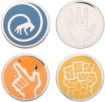 The Fantastic Four: First Steps Symbols Enamel Pin Set