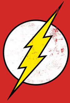 The Flash Core Distress Logo Men's T-Shirt - Red - XL Rood