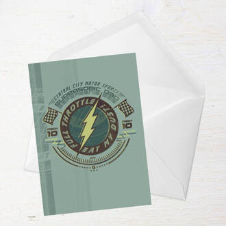 The Flash Father's Day Greetings Card - Large Card