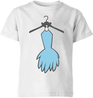 The Flintstones Betty Dress Kids' T-Shirt - White - 98/104 (3-4 jaar) Wit - XS