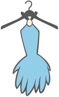 The Flintstones Betty Dress Women's T-Shirt - White - S Wit