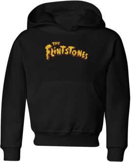 The Flintstones Logo Kids' Hoodie - Black - 134/140 (9-10 jaar) - Zwart