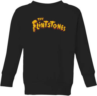 The Flintstones Logo Kids' Sweatshirt - Black - 98/104 (3-4 jaar) Zwart - XS