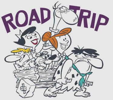 The Flintstones Road Trip Women's T-Shirt - Grey - XS Grijs