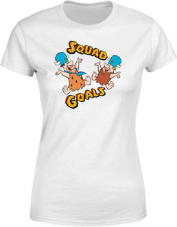 The Flintstones Squad Goals Dames T-shirt - Wit - XL