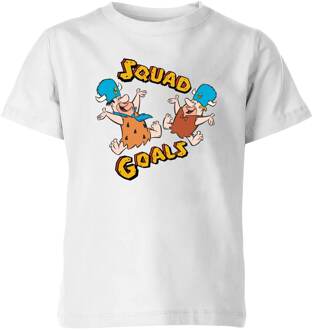 The Flintstones Squad Goals Kinder T-shirt - Wit - 110/116 (5-6 jaar)