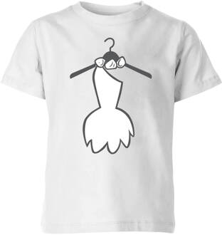 The Flintstones Wilma Dress Kids' T-Shirt - White - 122/128 (7-8 jaar) Wit - M
