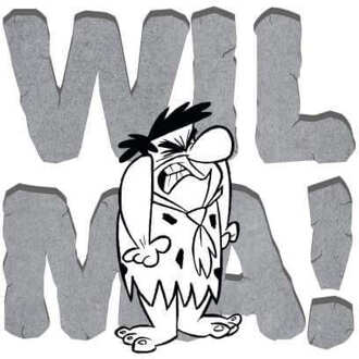 The Flintstones WILMA! Sweatshirt - White - L Wit