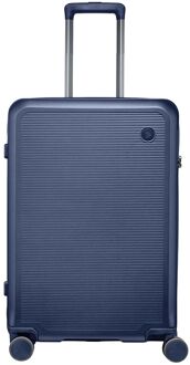 The Flow Trolley M blue hardcase koffer lichtgewicht koffer Blauw - H 64 x B 44.5 x D 24 cm