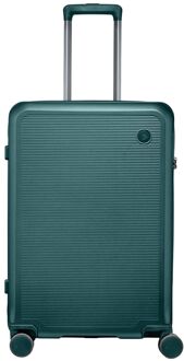 The Flow Trolley M green hardcase koffer lichtgewicht koffer Groen - H 64 x B 44.5 x D 24 cm