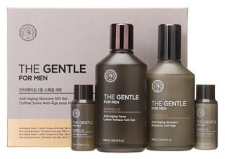 The Gentle For Men Anti-Aging Special Gift Set: Skin 140ml + 32ml + Lotion 130ml + 32ml 4pcs