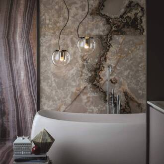 The Globe hanglamp, Ø 20 cm, nikkel nikkel, helder