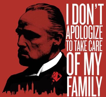 The Godfather I Dont Apologize Men's T-Shirt - Rood - S