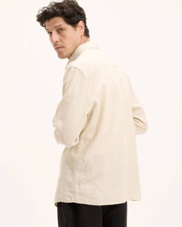 The Goodpeople Overhemd lange mouw 26010201 Beige