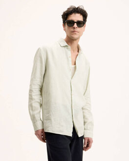 The Goodpeople Overhemd lange mouw 26010201 - maat L Groen