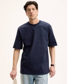 The Goodpeople T-shirt korte mouw 10000905 - maat S Blauw