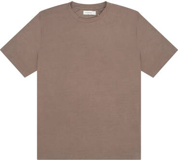 The Goodpeople T-shirt korte mouw ted 24010902 Taupe - XL