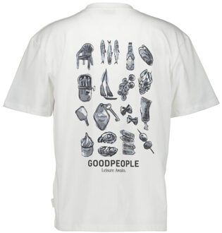 The Goodpeople Tax t-shirts 26010916 - maat M Wit