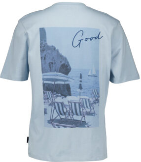 The Goodpeople Tphoto t-shirts 26010910 - maat L Lichtblauw