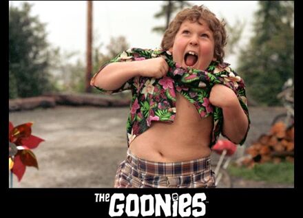 The Goonies Chunk Men's T-Shirt - Black - 3XL Zwart