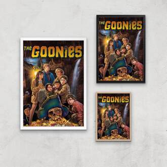The Goonies Classic Cover Giclee Art Print - A2 - White Frame Meerdere kleuren