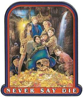 The Goonies Pin Badge 40th Anniversary Never Say Die