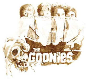 The Goonies Watercolour Men's T-Shirt - Wit - XL - Wit
