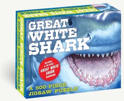 The Great White Shark 500-Piece Jigsaw Puzzle And Book -   (ISBN: 9781646430802)