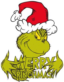 The Grinch Merry Grinchmas Unisex T-Shirt - White - 4XL