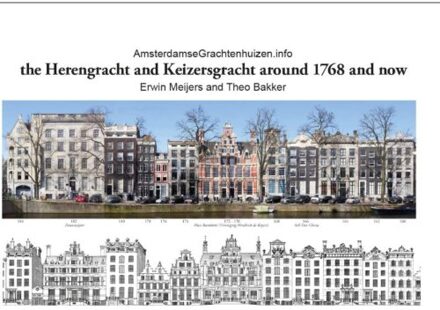 The Herengracht and Keizersgracht in 1768 and now - Boek Theo Bakker (9492733013)