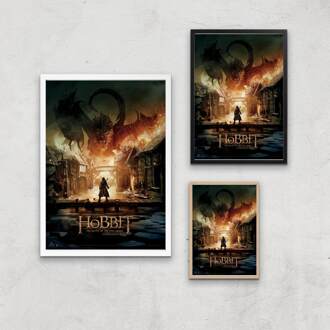The Hobbit: Battle Of The Five Armies Giclee Art Print - A3 - White Frame Meerdere kleuren