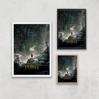 The Hobbit: The Desolation Of Smaug Giclee Art Print - A2 - Wooden Frame Meerdere kleuren