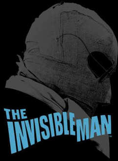 The Invisible Man Greyscale Trui - Zwart - XL - Zwart