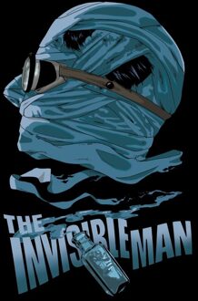 The Invisible Man Illustrated T-shirt - Zwart - 4XL