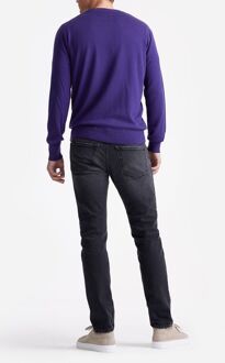 The John Pullover Merino Paars - M,XL,XXL