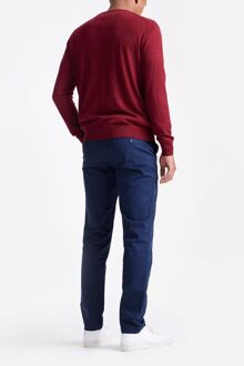 The John Pullover Merino Rood - XXL